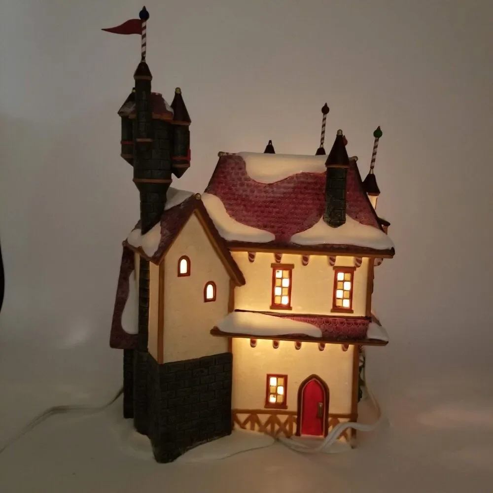 Department 56 Rudolph Santa’s Castle North Pole Series Lighted 56.56768 READ